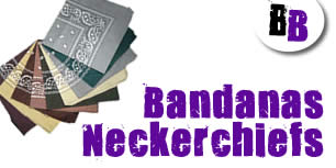 Cotton Bandanas and Neckerchiefs - Bikers / Fashion / Leisurewear