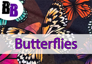 Butterfly Neck Tube Bandanas / Multifunctional Headwear / Scarves