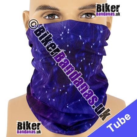 Constellation of Stars Neck Tube Bandana / Multifunctional Headwear / Neck Warmer