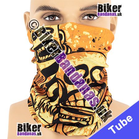 Faces Totem Poles Neck Tube Bandana / Multifunctional Headwear / Neck Warmer