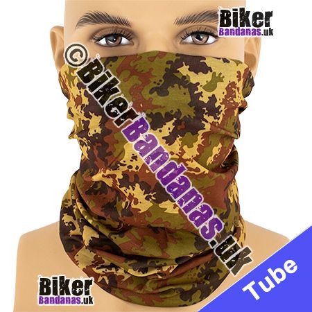 Treetops Camouflage Neck Tube Bandana / Multifunctional Headwear / Neck Warmer