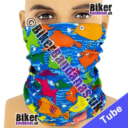 Aquarium Fish Swimming Multifunctional Headwear / Neck Tube Bandana / Neck Warmer